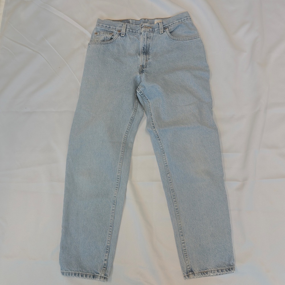 Levis 550 Tapered Jeans Women 11 Jr. S Light Blue Good Vintage Relaxed Fit